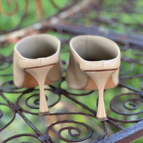 Studio Amelia - Leather Mules - Tan - Size 5 - Euro Size 36 - Made in Spain - Picture 6 of 14